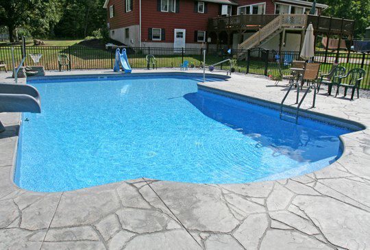 3B True L Roman Inground Pool - Stuyvesant, NY