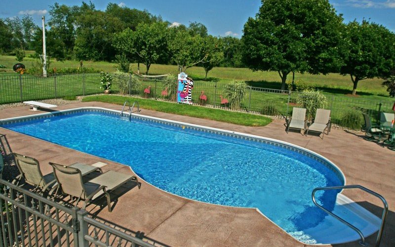 4D Keyhole Inground Pool - Stuyvesant, NY