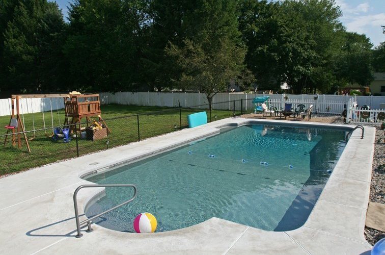 This is a photo of a patrician in ground pool in Richmond, MA.