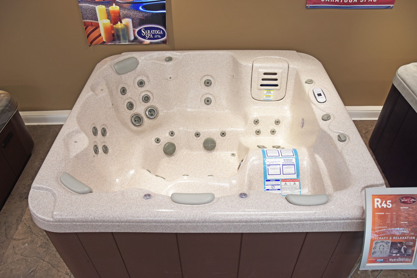 new saratoga spa installed - Western MA